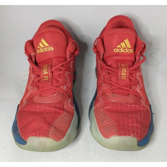 Marvel Adidas D.O.N. Issue 2 J Spider Man Sneakers US Size 5.5 UK 5- G55709 EUC - Picture 7 of 12